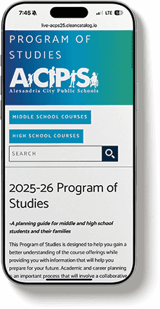 Alexandria City Public Schools Catalog