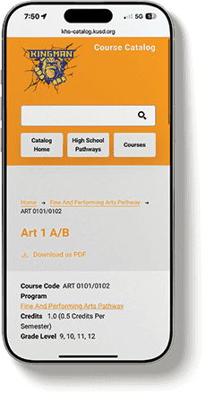 Kingman Unified School District Catalog