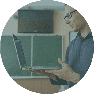 parents walking with students